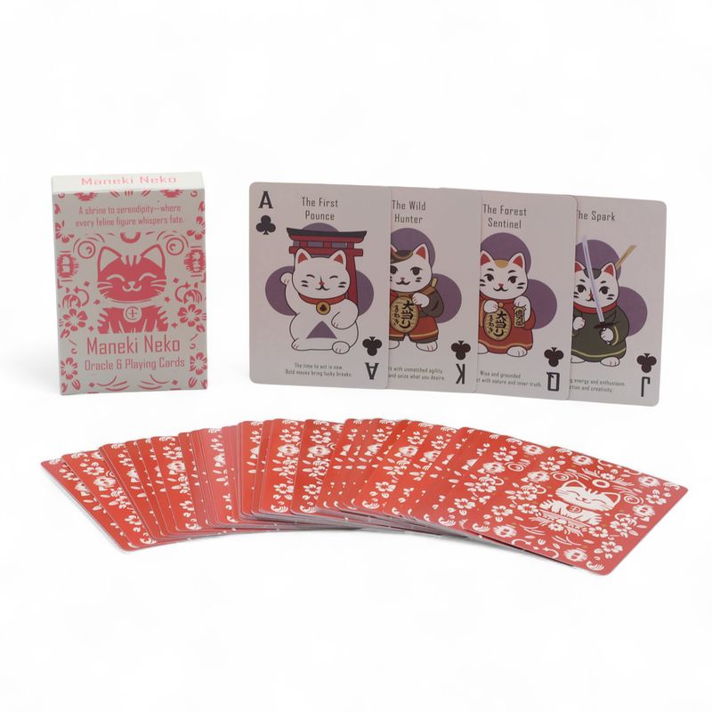 Carte da Gioco e Oracolo Gatti della Fortuna – Mazzo Maneki Neko