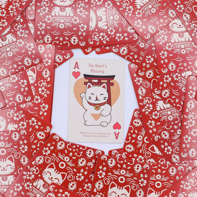 Carte da Gioco e Oracolo Gatti della Fortuna – Mazzo Maneki Neko