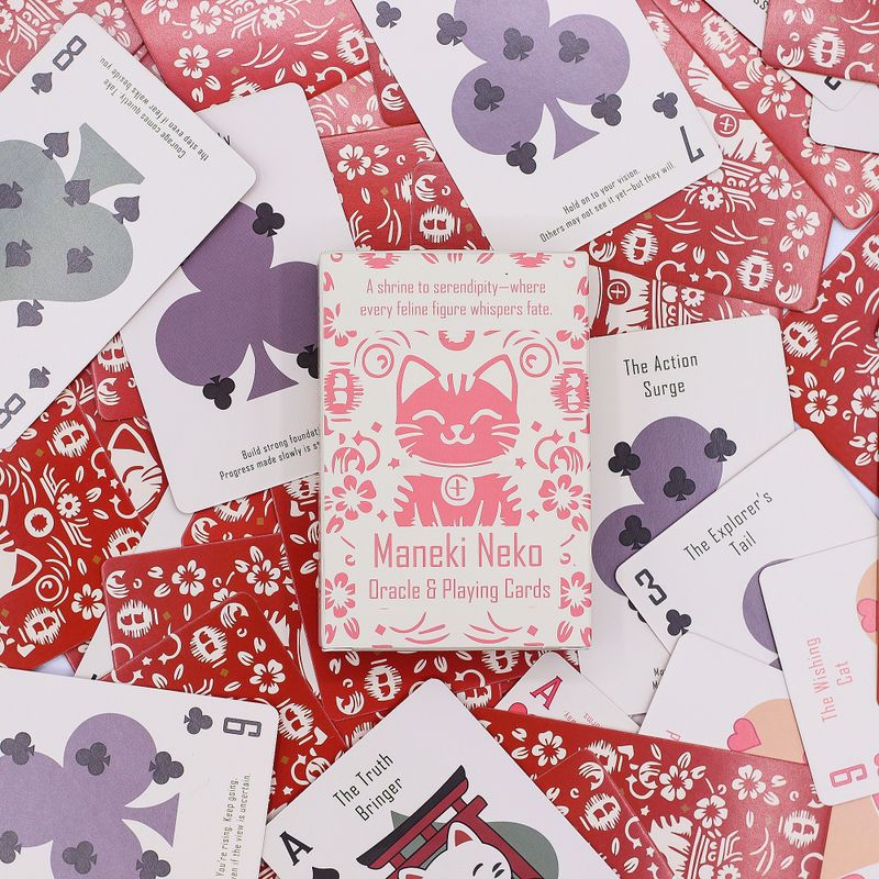 Carte da Gioco e Oracolo Gatti della Fortuna – Mazzo Maneki Neko