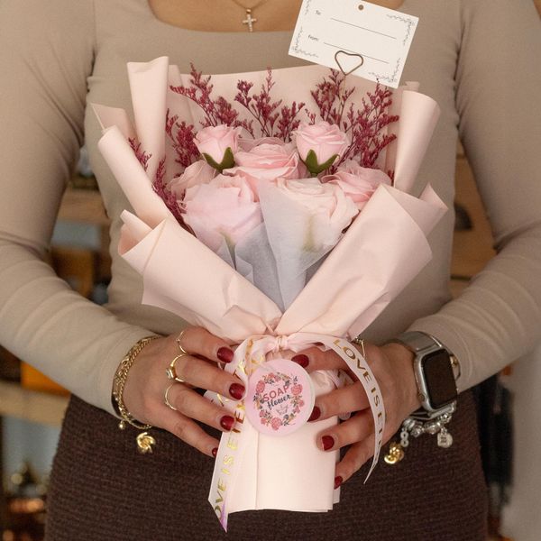 Bouquet di fiori di sapone