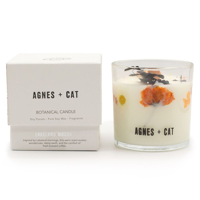 Candela Botanica in Cera di Soia Agnes & Cat - Lakeland Mocha