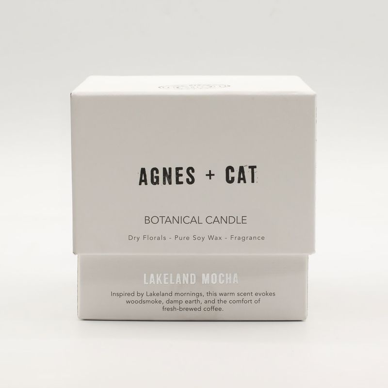 Candela Botanica in Cera di Soia Agnes & Cat - Lakeland Mocha