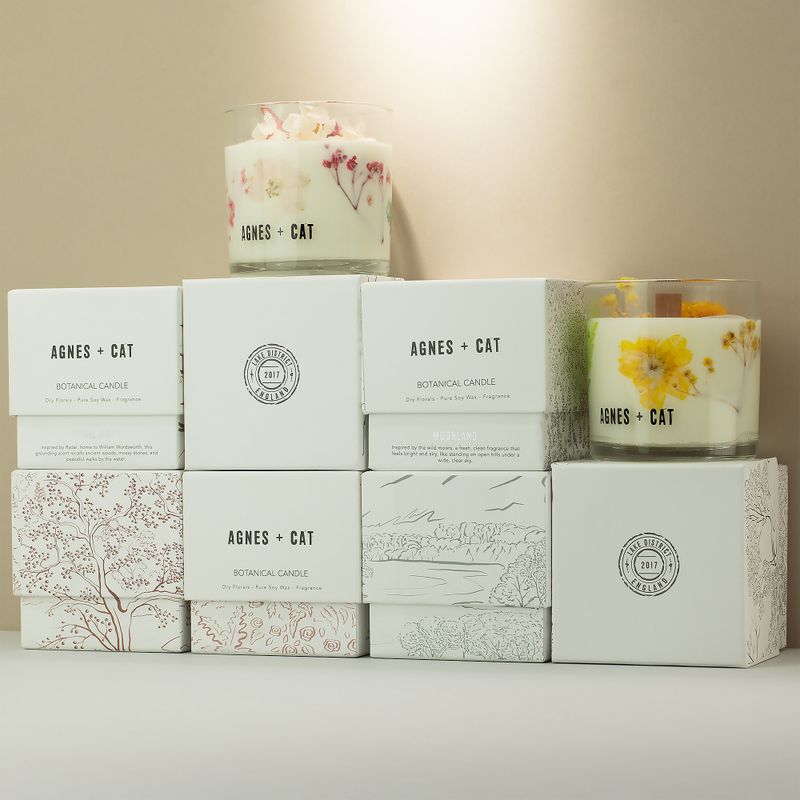 Candela Botanica in Cera di Soia Agnes & Cat - Lakeland Mocha