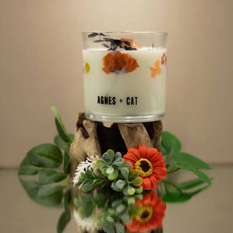 Candela Botanica in Cera di Soia Agnes & Cat - Lakeland Mocha