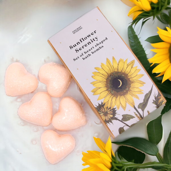Set di Frizzanti da Bagno a Forma di Cuore