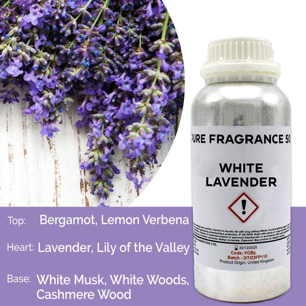 Fragranza Pura 500g- Lavanda Bianca
