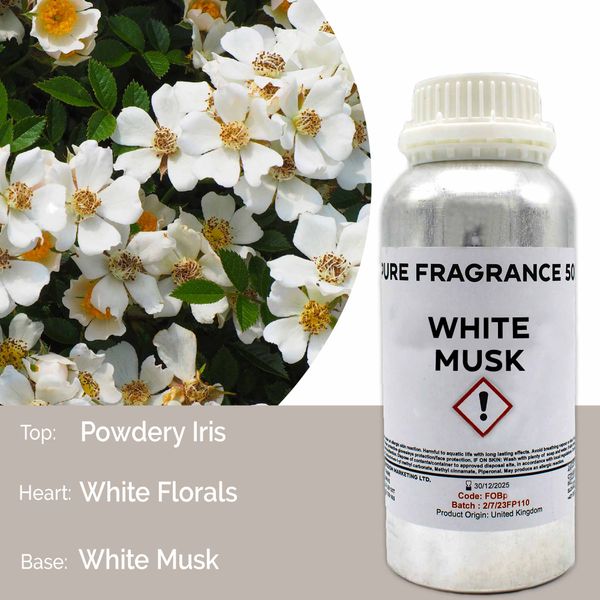 Fragranza Pura 500g - Muschio Bianco