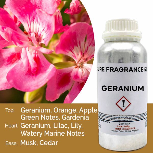 Fragranza Pura 500g - Geranio
