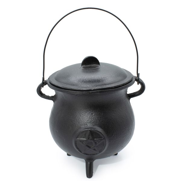 Pentolone di ghisa extra grande con pentagono 23x18 cm (almeno 4 kg)