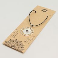 Pendenti Devozionali Placcati in Argento - Sole con Ametista