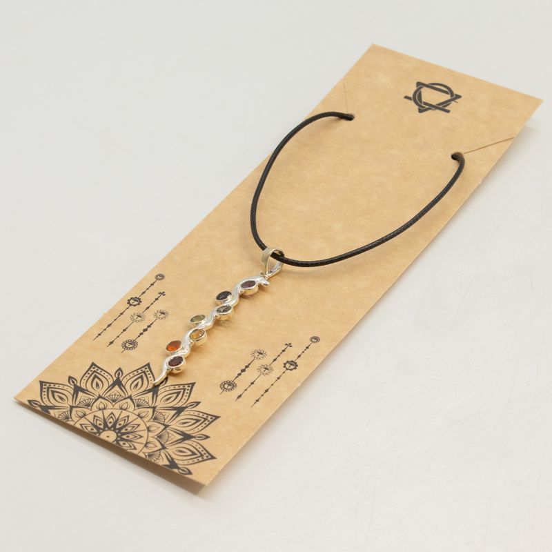 Pendenti Devozionali Placcati in Argento - Serpente Chakra