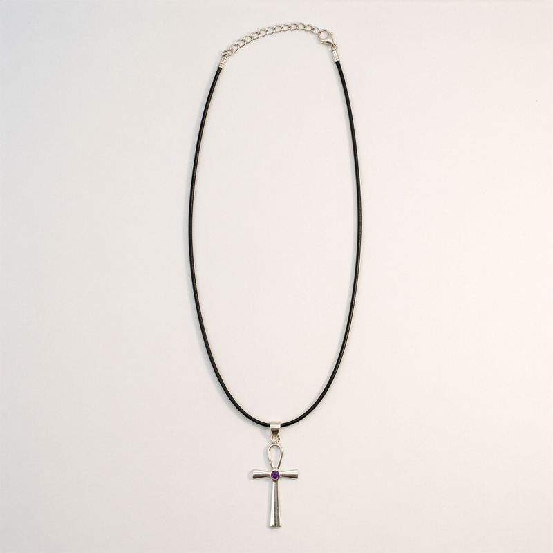 Pendenti Devozionali Placcati in Argento - Ankh, Simbolo della Vita Eterna