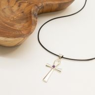 Pendenti Devozionali Placcati in Argento - Ankh, Simbolo della Vita Eterna