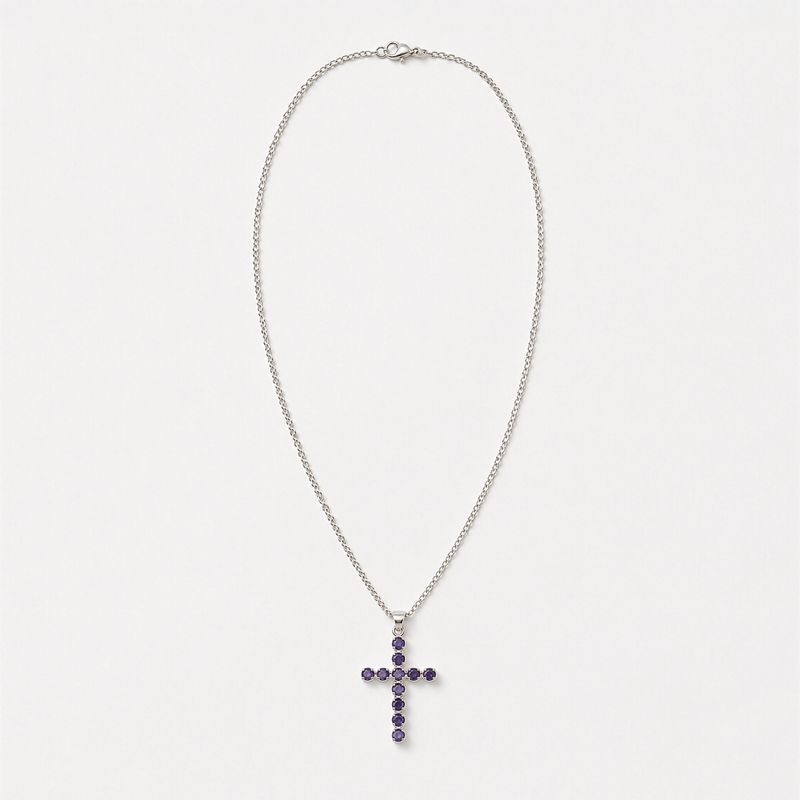 Pendenti Devozionali Placcati in Argento - Croce Ionite