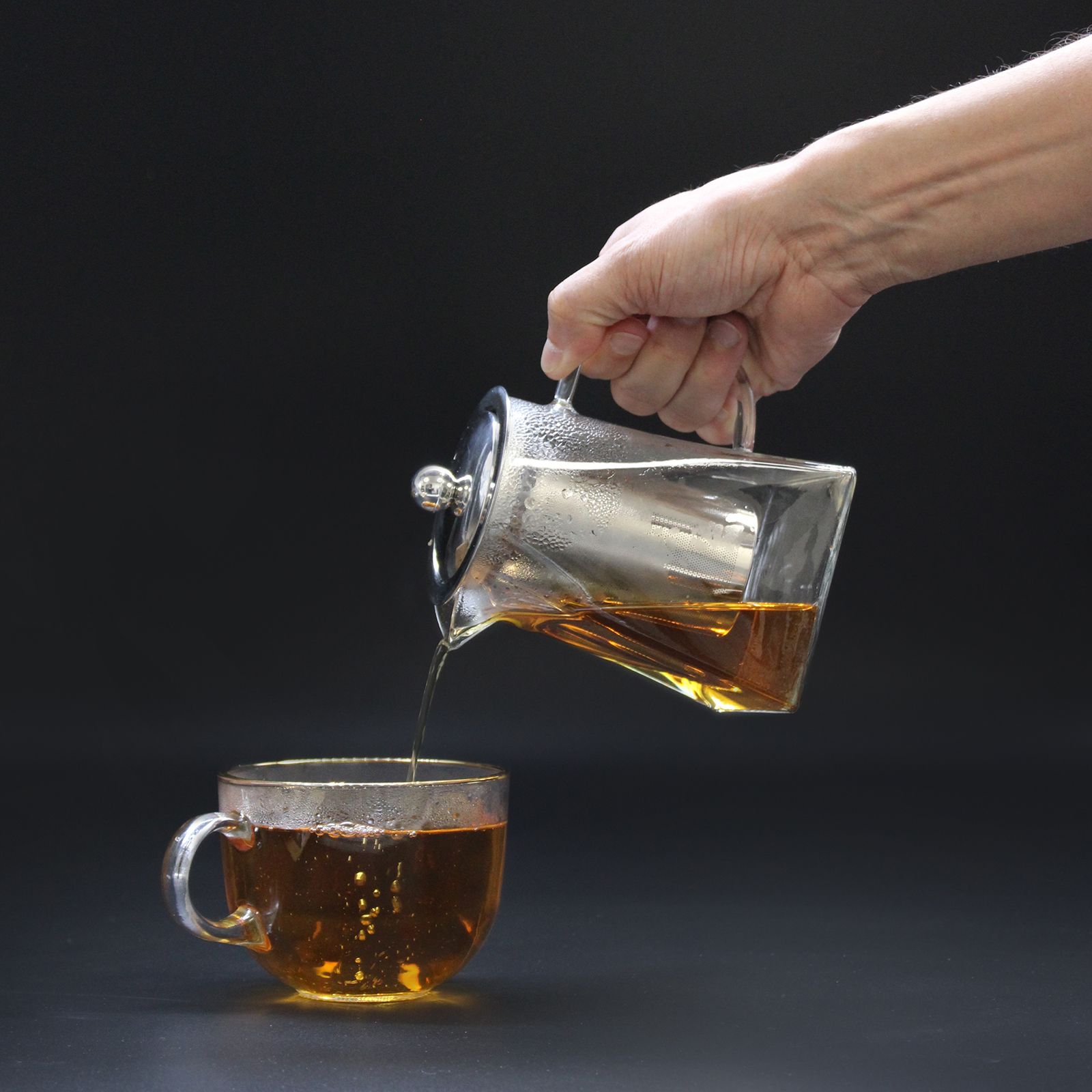 Teiera in Vetro con Infusore