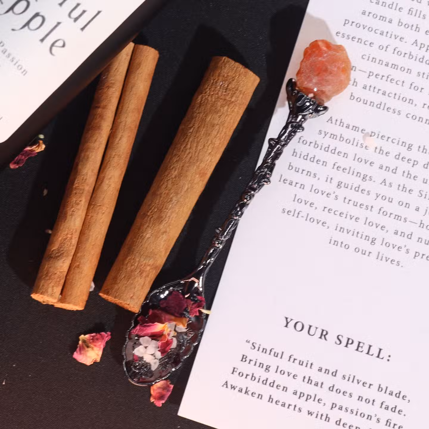 Cucchiaini con Pietre Semipreziose Ancient Witch