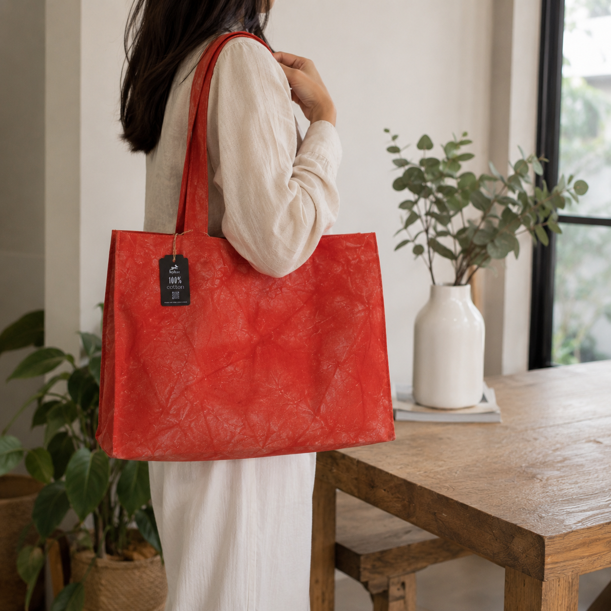 Tote Bag Hop Hare