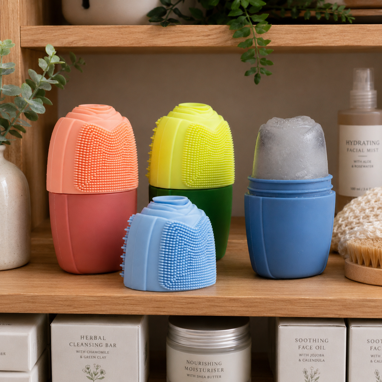 Rulli di Ghiaccio in Silicone per il Viso