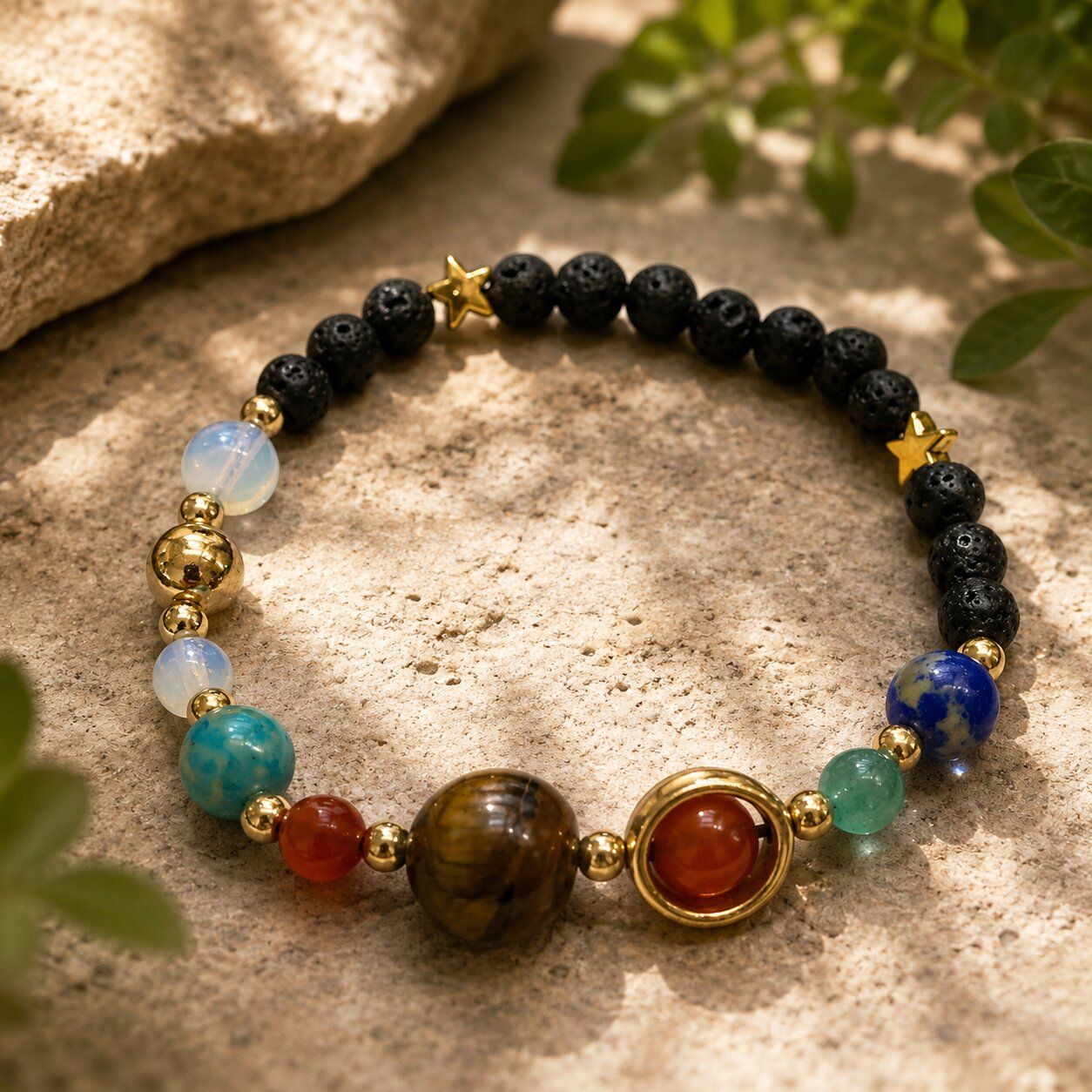 Braccialetti in Pietra Lavica