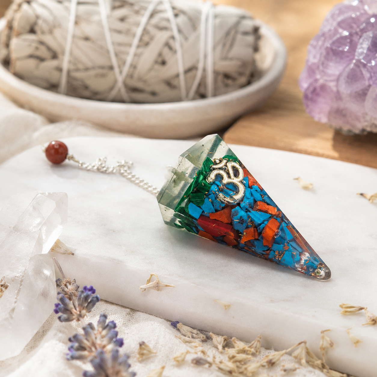 Pendolini in orgonite