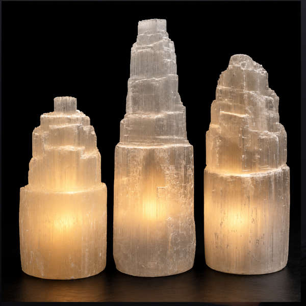 lampade in Selenite