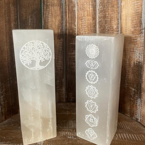 Lampade in Selenite