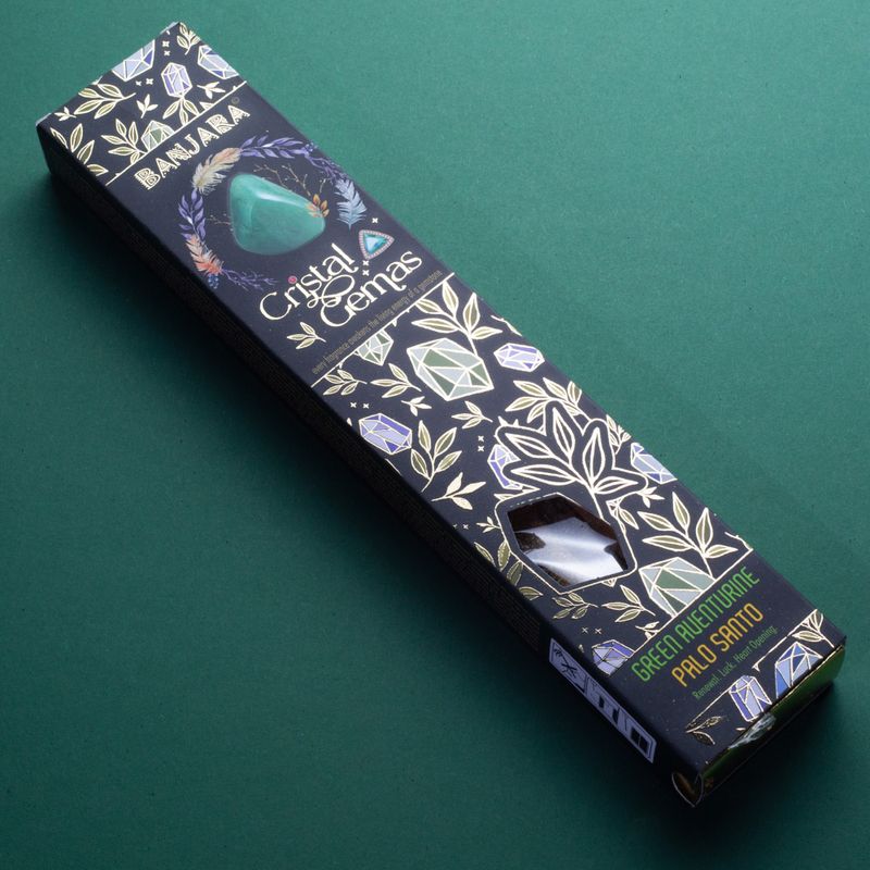 Banjara Cristallo Gemme - Avventurina Verde Palo Santo