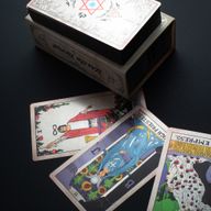 Set di carte Tarocco Waite con foglia d'argento - con libretto