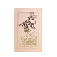 Set regalo in scatola rosa per carte dei Tarocchi con foil rubino - con libretto