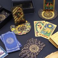 Set di carte Tarocco Waite con foglia d'argento - con libretto