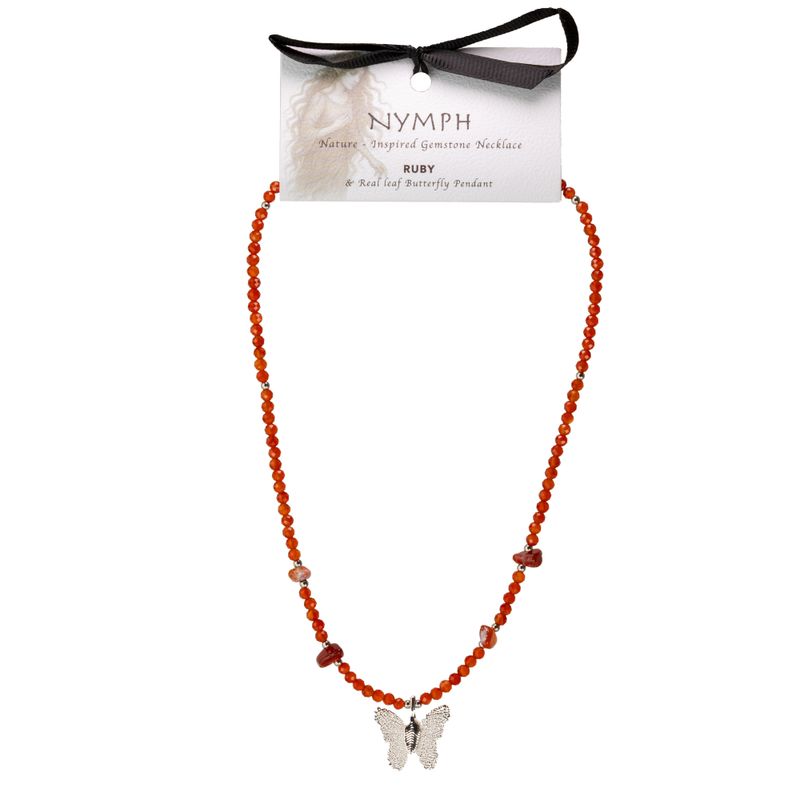 Set di collane con pietre preziose dello Spirito ninfa - Luna di sangue