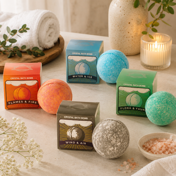 Frizzanti da Bagno Elementali con Pietre Semipreziose