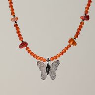 Set di collane con pietre preziose dello Spirito ninfa - Luna di sangue