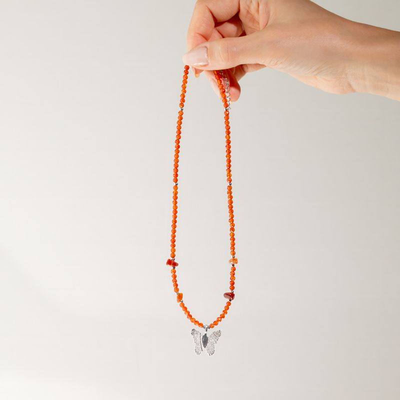Set di collane con pietre preziose dello Spirito ninfa - Luna di sangue