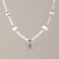 Set di collane con gemme dello Spirito della Ninfa - Amore e Fiamma