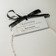 Set di collane con gemme dello Spirito della Ninfa - Amore e Fiamma