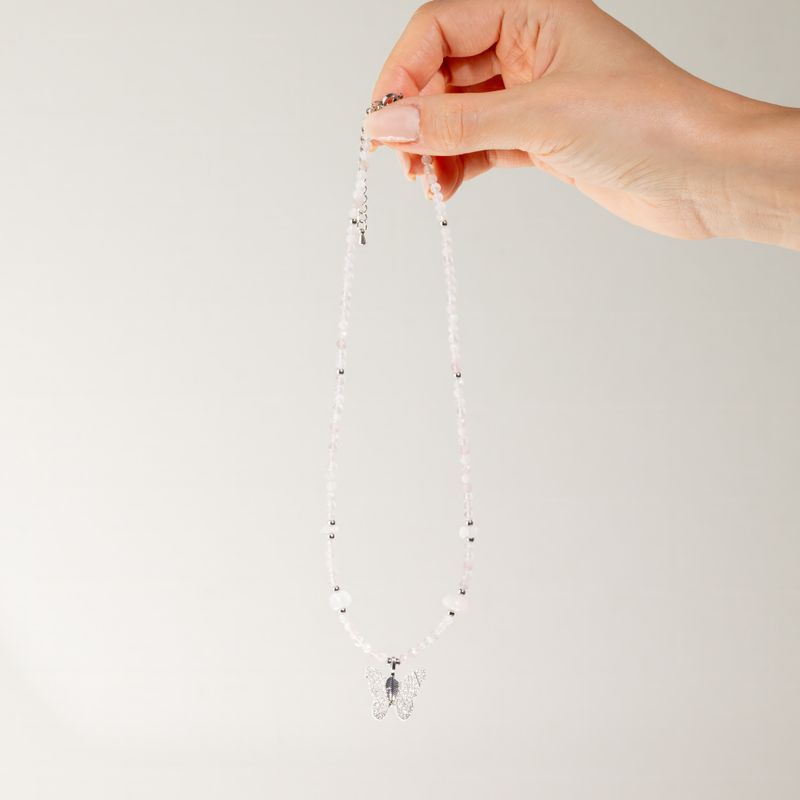 Set di collane con gemme dello Spirito della Ninfa - Amore e Fiamma