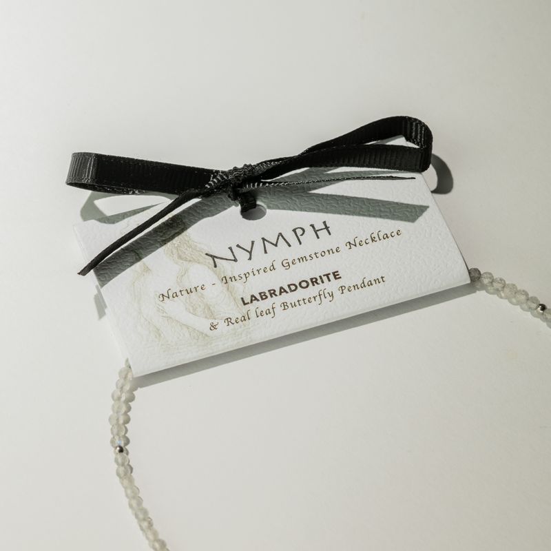 Set di collane con pietre preziose dello Spirito della Ninfa - Luci del Nord