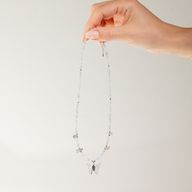 Set di collane con pietre preziose dello Spirito della Ninfa - Luci del Nord