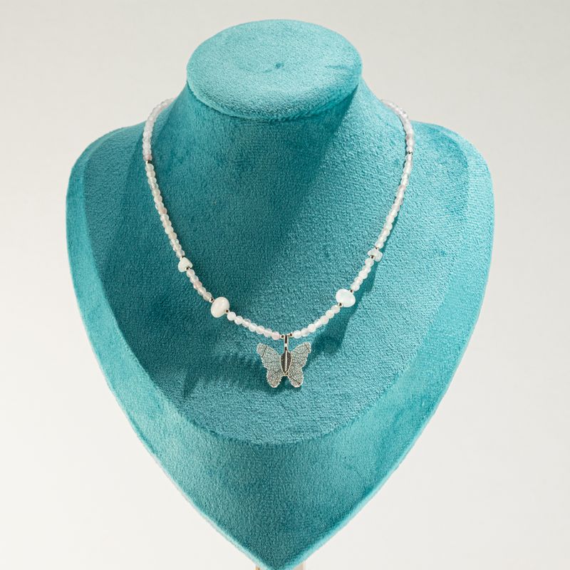 Set di collane con gemme dello Spirito della Ninfa - Amore e Fiamma