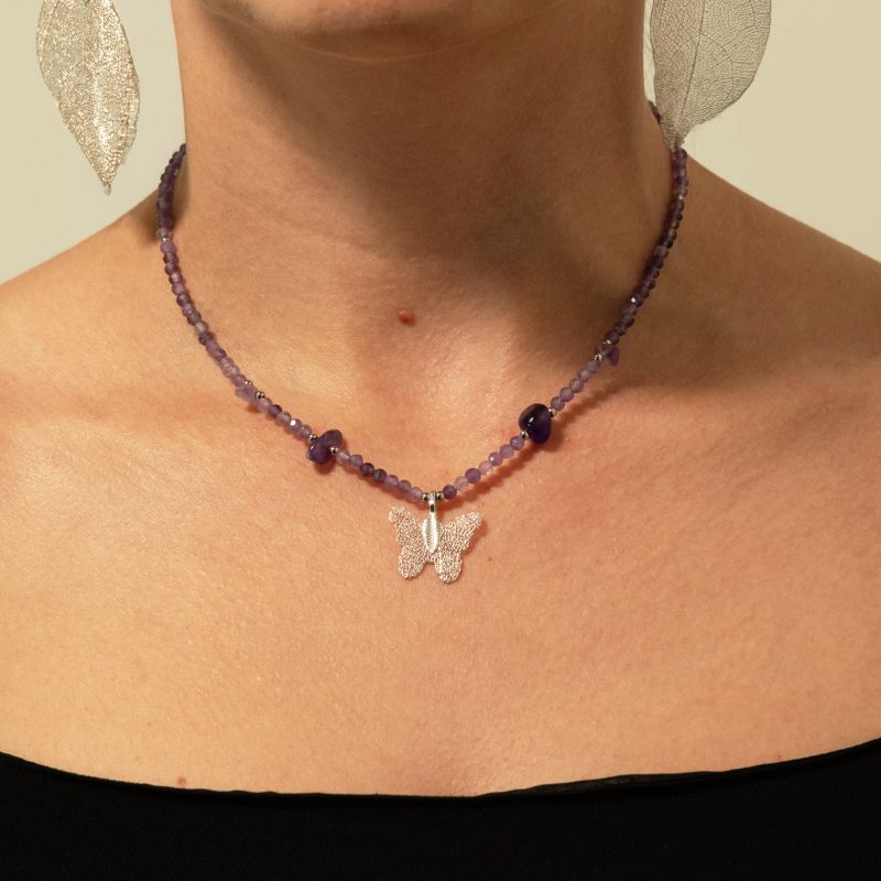 Set di collane con pietre preziose dello Spirito della Ninfa - Luna Piena