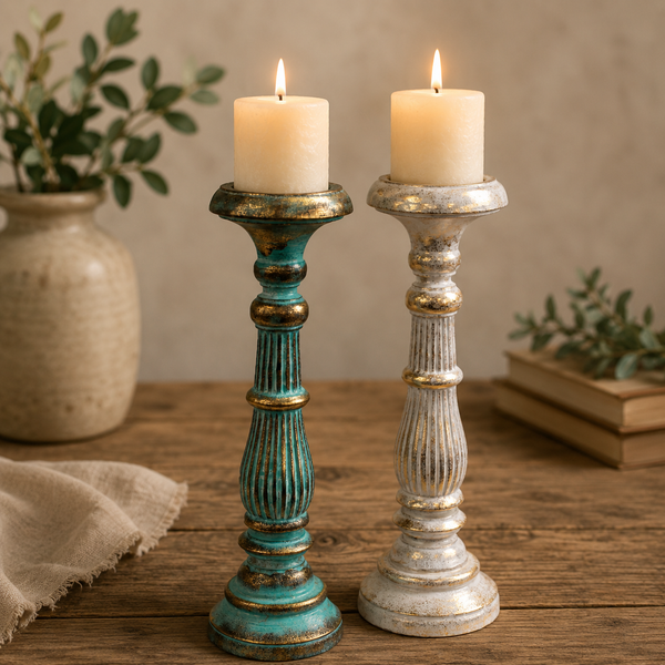 Porta Candele Vintage