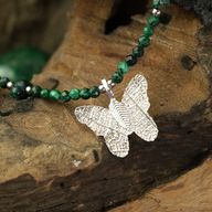 Set di collane con pietre preziose dello Spirito ninfa - Spirito della Foresta