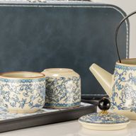 Set da viaggio con teiera e due tazze - China Ru Blue