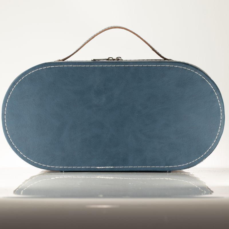 Set da tè da viaggio e quattro tazze - stile zucca vintage rosa