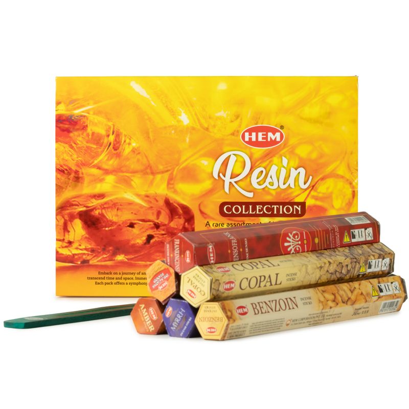 HEM Incenso Esagonale - Collezione di resina e cattura cenere (confezione assortita da 6 pezzi)