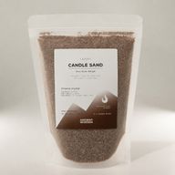 Sabbia profumata per candele - Marrone moka - Cristallo cremisi - 300 g
