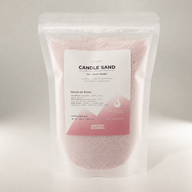 Candela profumata sabbia - rosa polvere - Maison de Roses - 300g