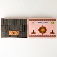 Confezione da 104 mattoni naturali per incenso Smudge e bruciatore - Happy Planets - Ritual Bricks