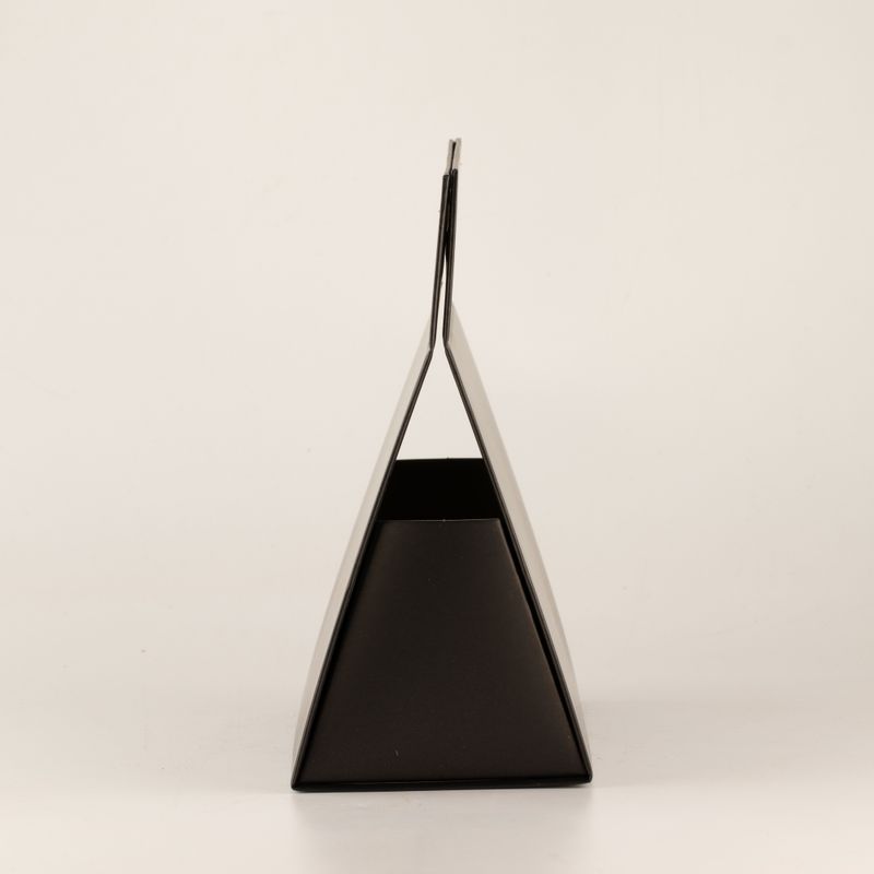 Scatola regalo pieghevole - Scatola fatta a mano (20x10x20 cm) - Nero
